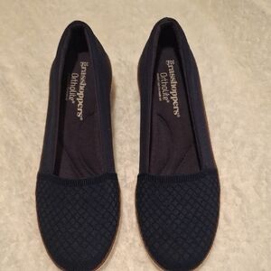 Grasshoppers Blue Casual Flats with Textured Design
